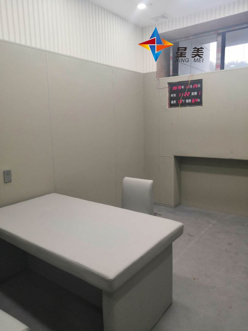 福建某市級公安審訊室防撞軟包產品介紹
